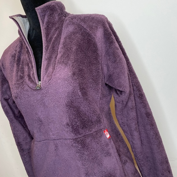 The North Face Purple Fuzzy Pullover Jacket - Picture 3 of 11
